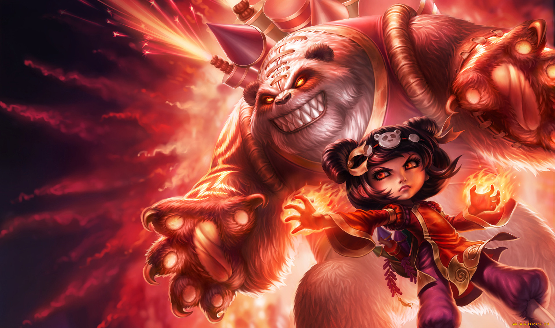 league of legends, , , league, of, legends, panda, dark, child, annie, lol